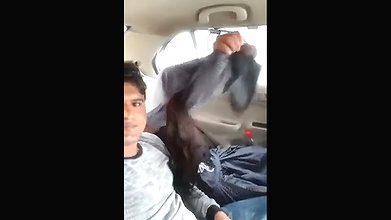 Boyfriend fuck hard in car
