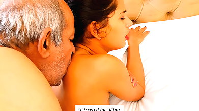 Step Daughter Caught Having Sex With Her Elder Step Dad, Video Goes Viral (Hindi Audio)