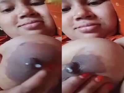 Chubby tanker bhabhi milking boobs exposure viral MMS