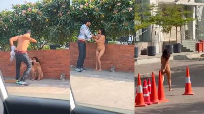 Viral naked girl’s desi outdoor xxx chaos in public