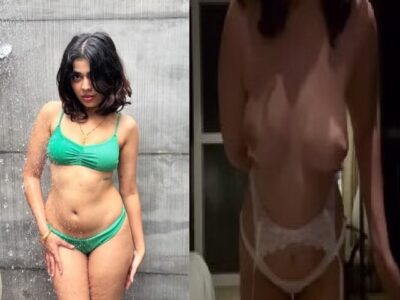 High class Delhi girl shows firm boobs and role-play