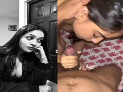 Erotic and deep blowjob of Indian hot girlfriend