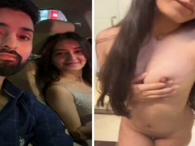 Rich Indian girl nude video making for fiancee