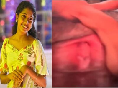 Naughty Tamil girl kissing and fucking her boyfriend